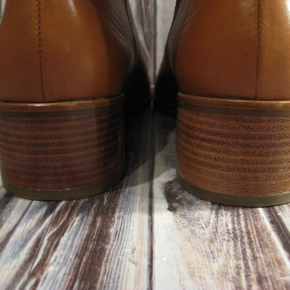 MICHAEL KORS STACKED HEEL BOOTS - SZ. 8-8.5 - Picture 5 of 7
